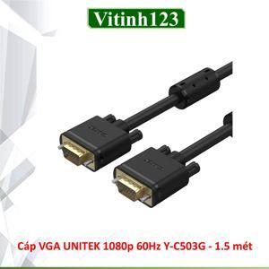 Dây cáp VGA Unitek Y-C503G (1.5m)