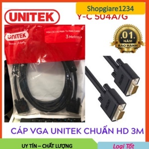 Dây cáp VGA Unitek Y-C504G
