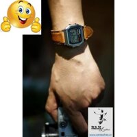 DÂY CASIO A159 DA BÒ THẬT VÀNG TƯƠI - R A M CLASSIC 1989 .