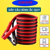 Dây Câu Bình Ắc Quy - Dây Câu Bình Acquy Ô Tô Lõi Đồng Siêu To, Kích Điện Acquy Cứu Hộ Ô Tô, Loại 4 mét