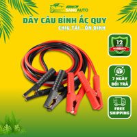 Dây Câu Bình Ắc Quy - Dây Câu Bình Acquy Ô Tô Lõi Đồng Siêu To 2000A Kích Điện Acquy Cứu Hộ Ô Tô, Loại 4 mét