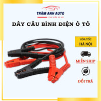 Dây Câu Bình Ắc Quy, Dây Câu Bình Điện Ắc Quy Dài 4m Lõi Đồng, Có Kẹp Cách Điện Bảo Hành 12 Tháng