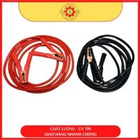 Dây câu bình acquy | Cáp kích điện ắc quy lõi đồng chuyên dùng cứu hộ ô tô | 4 mét