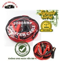 Dây Câu Bình Acquy - Dây Câu Bình Ắc quy Ô Tô Lõi Đồng Siêu To 2000ape Kích Điện Acquy Cứu Hộ Ô Tô,