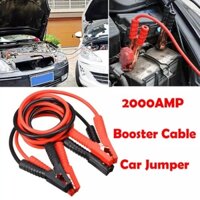 Dây Câu Bình Acquy - Dây Câu Bình Ắc quy Ô Tô Lõi Đồng Siêu To 2000A Kích Điện Acquy Cứu Hộ Ô Tô, Loại 4 mét