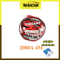 Dây Câu Bình Acquy Ô Tô Lõi Đồng Siêu To 2000A Kích Điện Acquy Cứu Hộ Ô Tô, Loại 4 mét TGPKOTO
