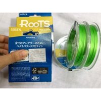 Dây câu cá-dây dù-PE  GOSEN ROOTS PE X8 LIGHT GREEN Made in Japan chuyên câu lure dài 150m.