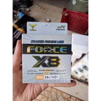 Dây câu lure Toro Force X8 giá rẻ siêu bền - Bắt Cá Fishing
