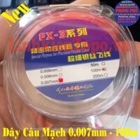 Dây Câu Mạch Điện Thoại 0.007mm -100m/0.008mm -100m/0.009mm -100m