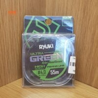 Dây Câu RYUKI Ultra Green 55m – Dây trục câu đài – Han Fishing