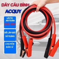Dây câu sạc bình acquy lõi đồng to 2000A - 4 mét, khởi động ắc quy oto kícḣ bình acquy cứu hộ chịu tải lớn xe hơi, máy