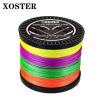 Dây câu XOSTER Tali Pancing 8 sợi siêu bền, dây câu PE bện 500M, dây cá chép đa sợi, dây câu nhiều màu, dây câu nước mặn chống mài mòn, dây câu mồi