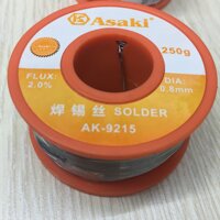 Dây chì hàn 250g0.8mm Asaki AK-9215