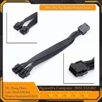 Dây chia 6Pin VGA ra 2 đầu 8(6+2) pin cho vga , 8 pin cpu ra 2 đầu 8(6+2) pin VGA , 8 Pin CPU ra 2 đầu 8(4+4) pin CPU