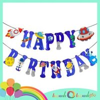 Dây chữ Happy Birthday chủ đề không gian - M2