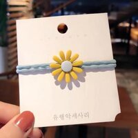 Dây chun buộc tóc hoa cúc phong cách Hàn Quốc cực xinh xắn dáng yêu S18 - S18 Hồng