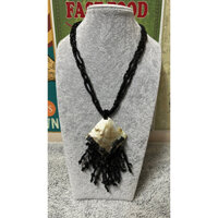 Dây chuyền 3 vòng cườm phối mặt xà cừ độc lạ si tuyển Nhật