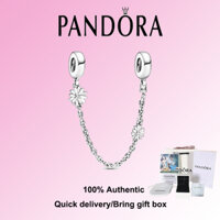 Dây chuyền an toàn hoa cúc bạc PANDORA S925 Charm