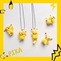 Dây chuyền áo len hình Pokémon Pikachu hoạt hình Hàn Quốc và Nhật Bản, mặt dây chuyền mềm mại dễ thương cho cặp đôi và bạn bè thân thiết
