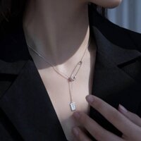 Dây chuyền bạc 925 kim băng, vòng cổ bạc 925 cá tính