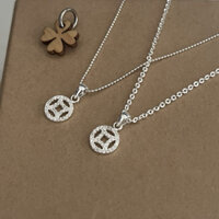 Dây chuyền Bạc 925 mặt Kim Tiền thanh lịch dành cho bạn gái - Vòng cổ bạc TTA Jewelry - DC016