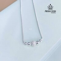 Dây Chuyền Bạc Cho Bé Gái Quả Cầu Đính Đá - Minh Canh Jewelry