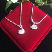 Dây chuyền bạc cho bé gái Kitty