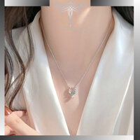 Dây chuyền bạc CHUỒN CHUỒN KIM, vòng cổ nữ đính đá mặt trăng Moonstar