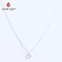 Dây chuyền bạc mặt cún - Ngọc Quý Gemstones