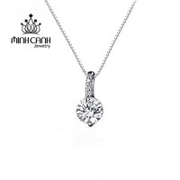 Dây Chuyền Bạc Mặt Đá Giản Đơn Minh Canh Jewelry