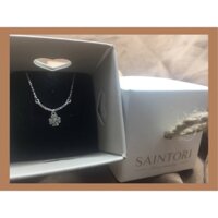 Dây Chuyền Bạc Mặt Hình Bông Hoa Cho Nữ D1A31