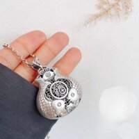 Dây Chuyền Bạc Mặt Hình Cá Koi May Mắn Phong Cách Retro