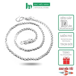 Dây chuyền bạc nam Bạc Hiểu Minh DBN021