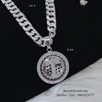 Dây chuyền bạc nam mặt chữ T DCN115