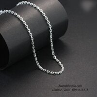 Dây chuyền bạc nam mắt đơn loại nhỏ DCN028
