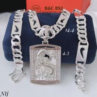 Dây chuyền bạc nam Nike bạc đẹp bảo hành chất lượng trọn đời