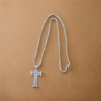 Dây chuyền bạc nam sợi hộp nhỏ mặt chữ cái đính đá D002 Le’Mare Jewelry – Gợi ý món quà độc đáo và ý nghĩa dành tặng nam giới trong các dịp sinh nhật, ngày kỷ niệm, lễ tết, giáng sinh – năm mới….