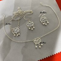 Dây chuyền bạc nguyên chất khánh đồng xu