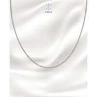 Dây chuyền bạc nữ 925 Thiết kế sợi xoắn sang trọng AVIE - Bảo Hành Trọn Đời (AVIE JEWELRY MDAVIE-011)