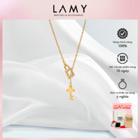 Dây chuyền bạc nữ CDE Heart Lock & Key Necklace Rose Gold CDE6412RG
