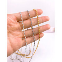 Dây chuyền bạc nữ dạng xoắn -Bạc cao cấp 925