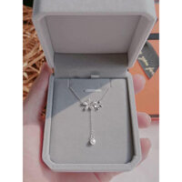 Dây Chuyền Bạc Nữ Đính Đá Cỏ 4 Lá Nhiều Mẫu Mới - Vòng Cổ Tiệm Bạc Bánh Bèo