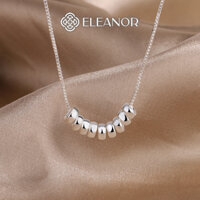 Dây chuyền bạc nữ Eleanor Accessories dạng chuỗi hạt bạc 925 phụ kiện trang sức vòng cổ basic 5690