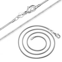 Dây chuyền bạc nữ kiểu dây lụa tròn độ dài 45cm chất liệu bạc 925 không xi mạ trang sức Bạc Quang Thản