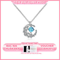 Dây chuyền bạc nữ TBHP mặt trăng đá moonstone 925 Silver Necklace Mã TSJD36