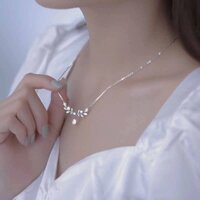 Dây chuyền bạc nữ thần nguyệt quế nữ thời trang khí chất nhẹ nhàng sang trọng