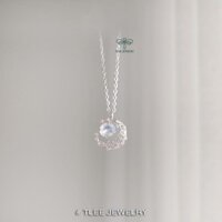 Dây chuyền bạc nữ TLEE mặt trăng đá moonstone lấp lánh TleeJewelry D0152