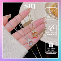 Dây Chuyền Bạc Nữ, Vòng Cổ Bạc Nữ SOHAA Vương Miện Nhảy Siêu Độc Đáo DC21