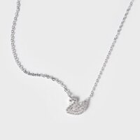 Dây chuyền bạc nữ, vòng cổ nữ Thiên nga trắng đính đá bạc 925 sang trọng