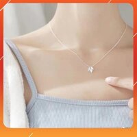 Dây chuyền bạc nữ,vòng cổ bạc mặt chiếc lá xinh xắn-Bạc Ngọc Anh